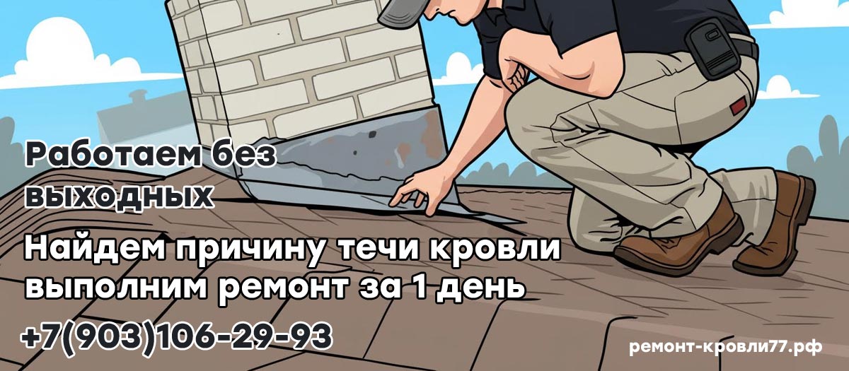 ремонт кровли любой сложности в Чехове