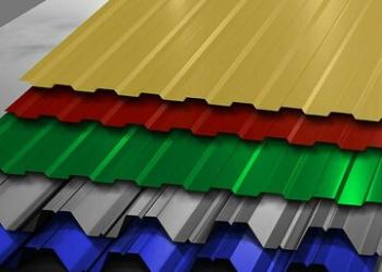 цветной профнастил для кровли