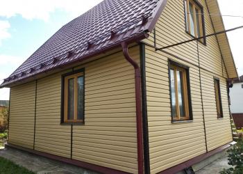 Установка водостоков на кровле + снегозадержатели